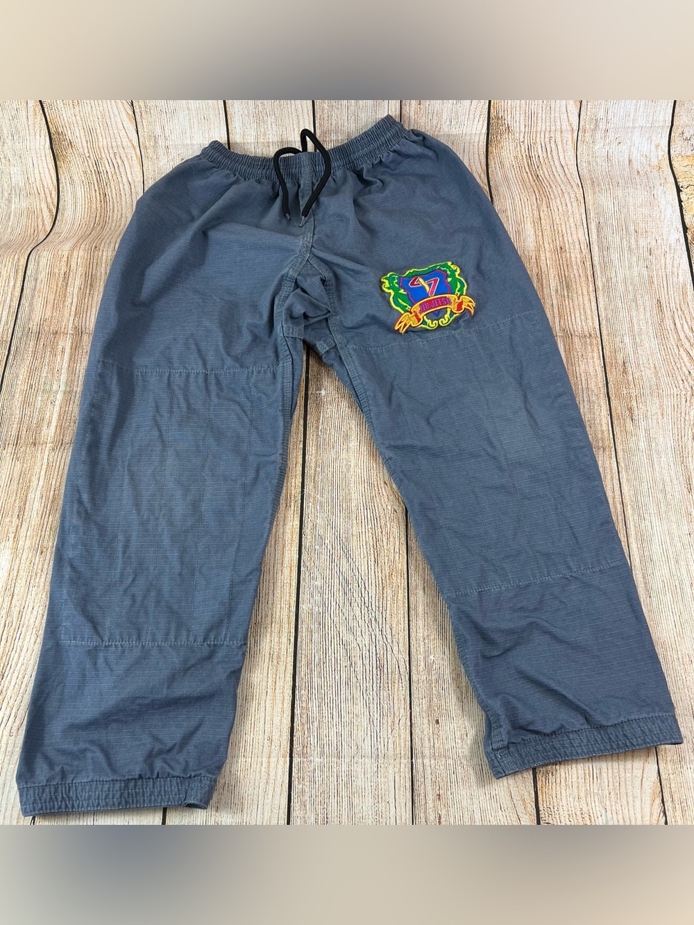 Jiu Jitsu BJJ Gi Pants Grey Size M4 Youth Kids